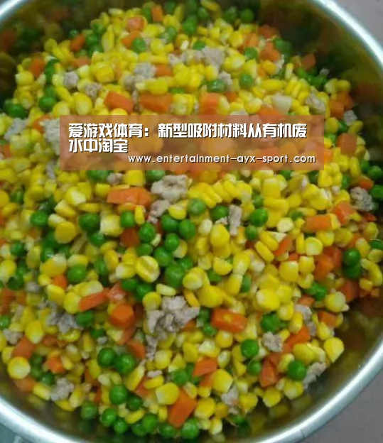 爱游戏体育:新型吸附材料从有机废水中淘宝(图2) 爱游戏